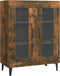 vidaXL - Dressoir - 69,5x34x90 - cm - bewerkt - hout - gerookt - eikenkleurig