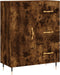 vidaXL - Dressoir - 69,5x34x90 - cm - bewerkt - hout - gerookt - eikenkleurig