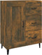 vidaXL - Dressoir - 69,5x34x90 - cm - bewerkt - hout - gerookt - eikenkleurig