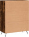 vidaXL - Dressoir - 69,5x34x90 - cm - bewerkt - hout - gerookt - eikenkleurig