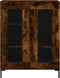 vidaXL - Dressoir - 69,5x34x90 - cm - bewerkt - hout - gerookt - eikenkleurig