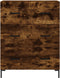 vidaXL - Dressoir - 69,5x34x90 - cm - bewerkt - hout - gerookt - eikenkleurig