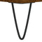 vidaXL - Dressoir - 69,5x34x90 - cm - bewerkt - hout - gerookt - eikenkleurig