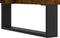 vidaXL - Dressoir - 69,5x34x90 - cm - bewerkt - hout - gerookt - eikenkleurig