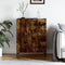 vidaXL - Dressoir - 69,5x34x90 - cm - bewerkt - hout - gerookt - eikenkleurig