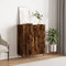 vidaXL - Dressoir - 69,5x34x90 - cm - bewerkt - hout - gerookt - eikenkleurig