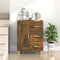 vidaXL - Dressoir - 69,5x34x90 - cm - bewerkt - hout - gerookt - eikenkleurig