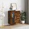 vidaXL - Dressoir - 69,5x34x90 - cm - bewerkt - hout - gerookt - eikenkleurig