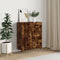 vidaXL - Dressoir - 69,5x34x90 - cm - bewerkt - hout - gerookt - eikenkleurig