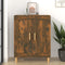 vidaXL - Dressoir - 69,5x34x90 - cm - bewerkt - hout - gerookt - eikenkleurig