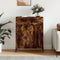 vidaXL - Dressoir - 69,5x34x90 - cm - bewerkt - hout - gerookt - eikenkleurig