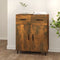vidaXL - Dressoir - 69,5x34x90 - cm - bewerkt - hout - gerookt - eikenkleurig