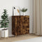 vidaXL - Dressoir - 69,5x34x90 - cm - bewerkt - hout - gerookt - eikenkleurig