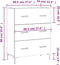 vidaXL - Dressoir - 69,5x34x90 - cm - bewerkt - hout - gerookt - eikenkleurig