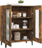 vidaXL - Dressoir - 69,5x34x90 - cm - bewerkt - hout - gerookt - eikenkleurig