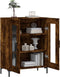 vidaXL - Dressoir - 69,5x34x90 - cm - bewerkt - hout - gerookt - eikenkleurig