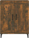vidaXL - Dressoir - 69,5x34x90 - cm - bewerkt - hout - gerookt - eikenkleurig