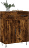 vidaXL - Dressoir - 69,5x34x90 - cm - bewerkt - hout - gerookt - eikenkleurig