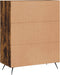 vidaXL - Dressoir - 69,5x34x90 - cm - bewerkt - hout - gerookt - eikenkleurig
