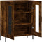 vidaXL - Dressoir - 69,5x34x90 - cm - bewerkt - hout - gerookt - eikenkleurig