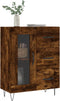 vidaXL - Dressoir - 69,5x34x90 - cm - bewerkt - hout - gerookt - eikenkleurig
