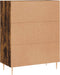 vidaXL - Dressoir - 69,5x34x90 - cm - bewerkt - hout - gerookt - eikenkleurig