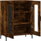 vidaXL - Dressoir - 69,5x34x90 - cm - bewerkt - hout - gerookt - eikenkleurig