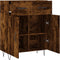 vidaXL - Dressoir - 69,5x34x90 - cm - bewerkt - hout - gerookt - eikenkleurig