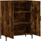 vidaXL - Dressoir - 69,5x34x90 - cm - bewerkt - hout - gerookt - eikenkleurig