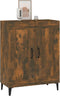 vidaXL - Dressoir - 69,5x34x90 - cm - bewerkt - hout - gerookt - eikenkleurig
