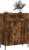 vidaXL - Dressoir - 69,5x34x90 - cm - bewerkt - hout - gerookt - eikenkleurig