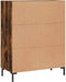 vidaXL - Dressoir - 69,5x34x90 - cm - bewerkt - hout - gerookt - eikenkleurig