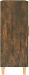 vidaXL - Dressoir - 69,5x34x90 - cm - bewerkt - hout - gerookt - eikenkleurig