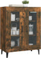 vidaXL - Dressoir - 69,5x34x90 - cm - bewerkt - hout - gerookt - eikenkleurig