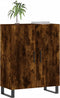 vidaXL - Dressoir - 69,5x34x90 - cm - bewerkt - hout - gerookt - eikenkleurig