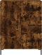 vidaXL - Dressoir - 69,5x34x90 - cm - bewerkt - hout - gerookt - eikenkleurig
