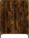 vidaXL - Dressoir - 69,5x34x90 - cm - bewerkt - hout - gerookt - eikenkleurig