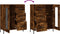 vidaXL - Dressoir - 69,5x34x90 - cm - bewerkt - hout - gerookt - eikenkleurig
