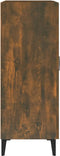 vidaXL - Dressoir - 69,5x34x90 - cm - bewerkt - hout - gerookt - eikenkleurig