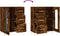 vidaXL - Dressoir - 69,5x34x90 - cm - bewerkt - hout - gerookt - eikenkleurig