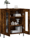 vidaXL - Dressoir - 69,5x34x90 - cm - bewerkt - hout - gerookt - eikenkleurig
