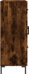 vidaXL - Dressoir - 69,5x34x90 - cm - bewerkt - hout - gerookt - eikenkleurig