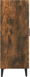 vidaXL - Dressoir - 69,5x34x90 - cm - bewerkt - hout - gerookt - eikenkleurig