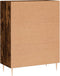 vidaXL - Dressoir - 69,5x34x90 - cm - bewerkt - hout - gerookt - eikenkleurig