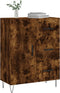 vidaXL - Dressoir - 69,5x34x90 - cm - bewerkt - hout - gerookt - eikenkleurig