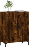 vidaXL - Dressoir - 69,5x34x90 - cm - bewerkt - hout - gerookt - eikenkleurig