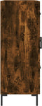 vidaXL - Dressoir - 69,5x34x90 - cm - bewerkt - hout - gerookt - eikenkleurig