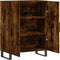 vidaXL - Dressoir - 69,5x34x90 - cm - bewerkt - hout - gerookt - eikenkleurig