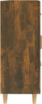 vidaXL - Dressoir - 69,5x34x90 - cm - bewerkt - hout - gerookt - eikenkleurig