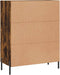 vidaXL - Dressoir - 69,5x34x90 - cm - bewerkt - hout - gerookt - eikenkleurig